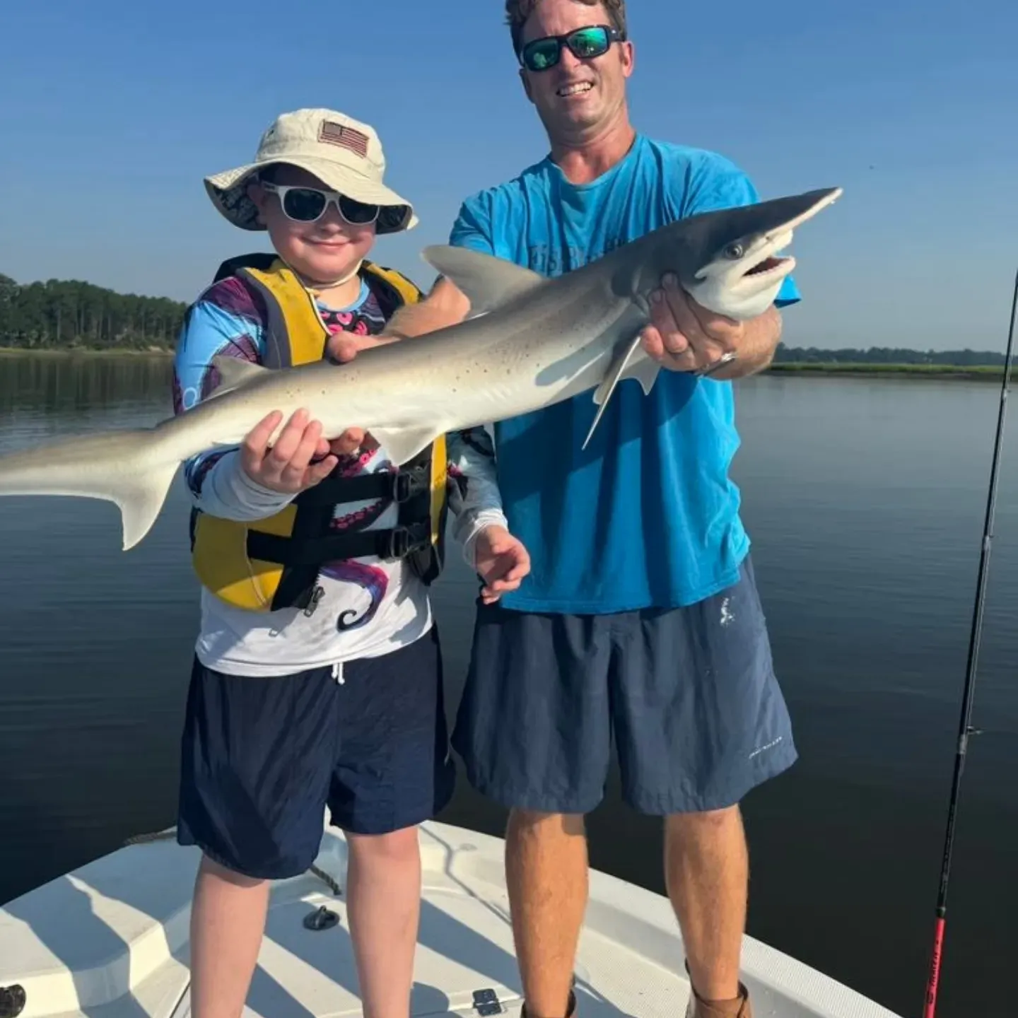 Bonnethead shark fishing catch