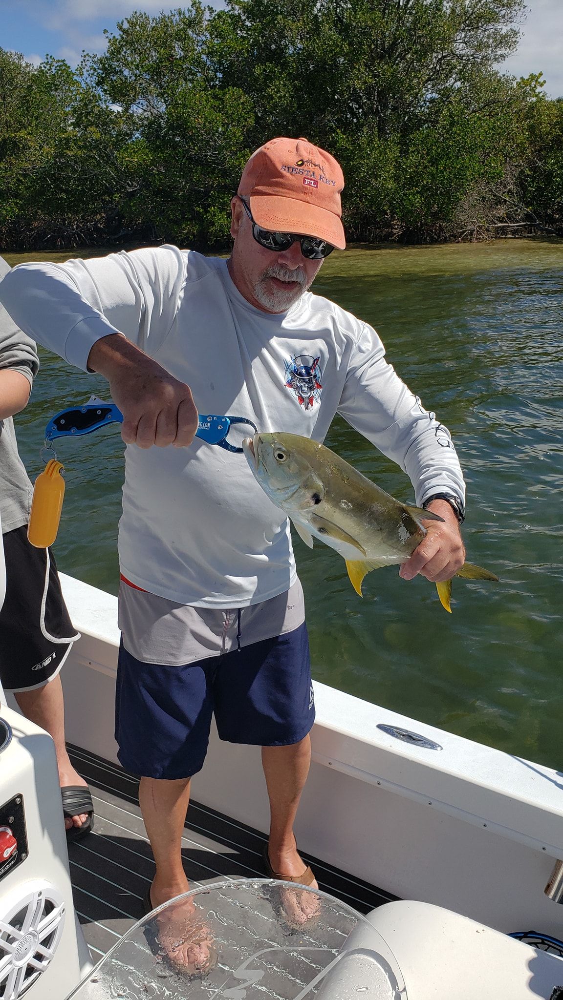 Crevalle Jack fish caught while fishing