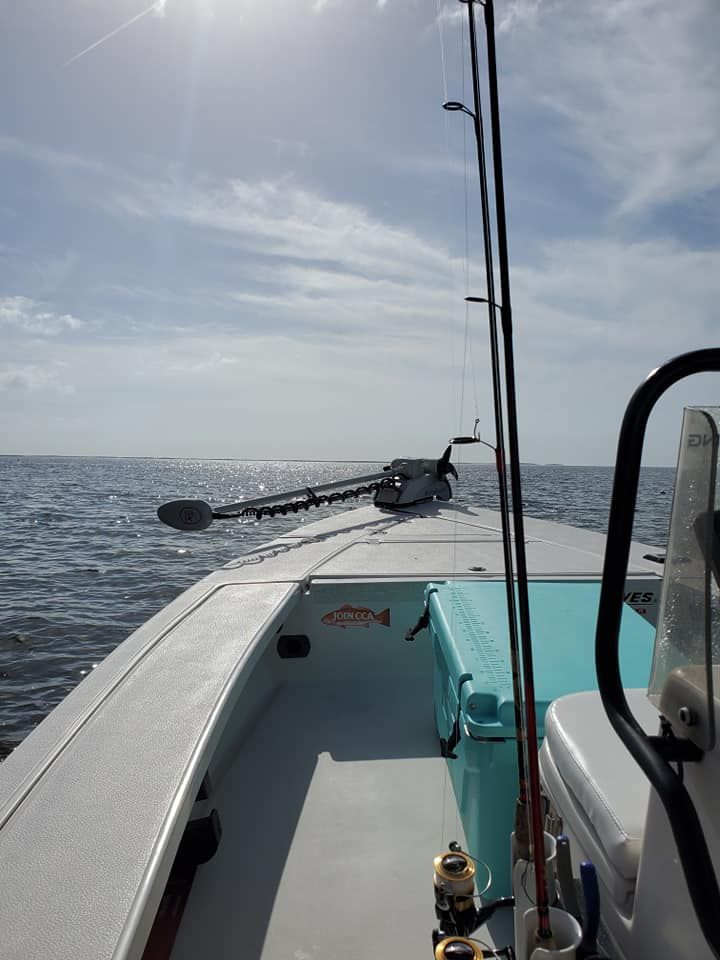 Fishing at an unknown location