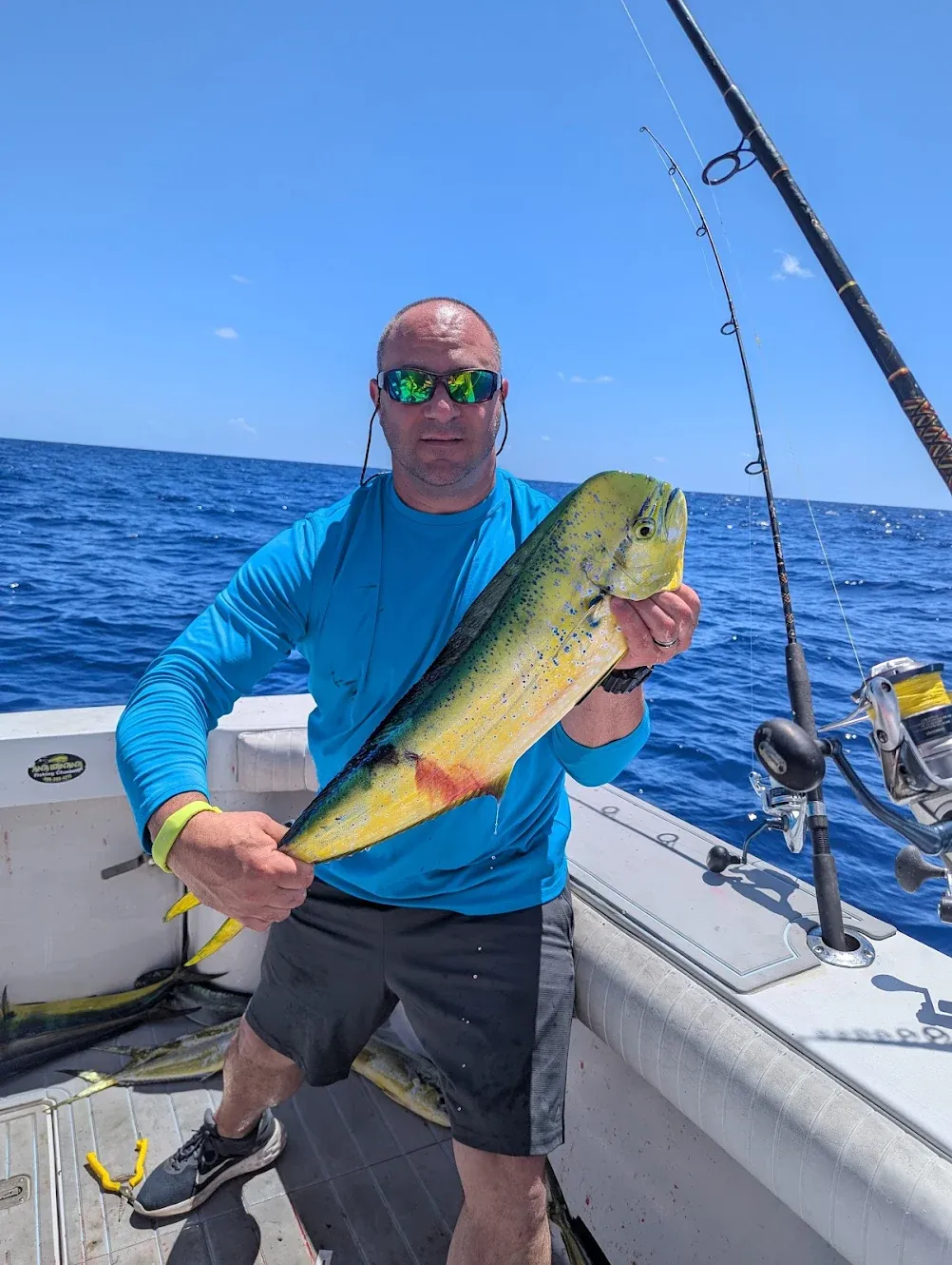 Person fishing in unknown location