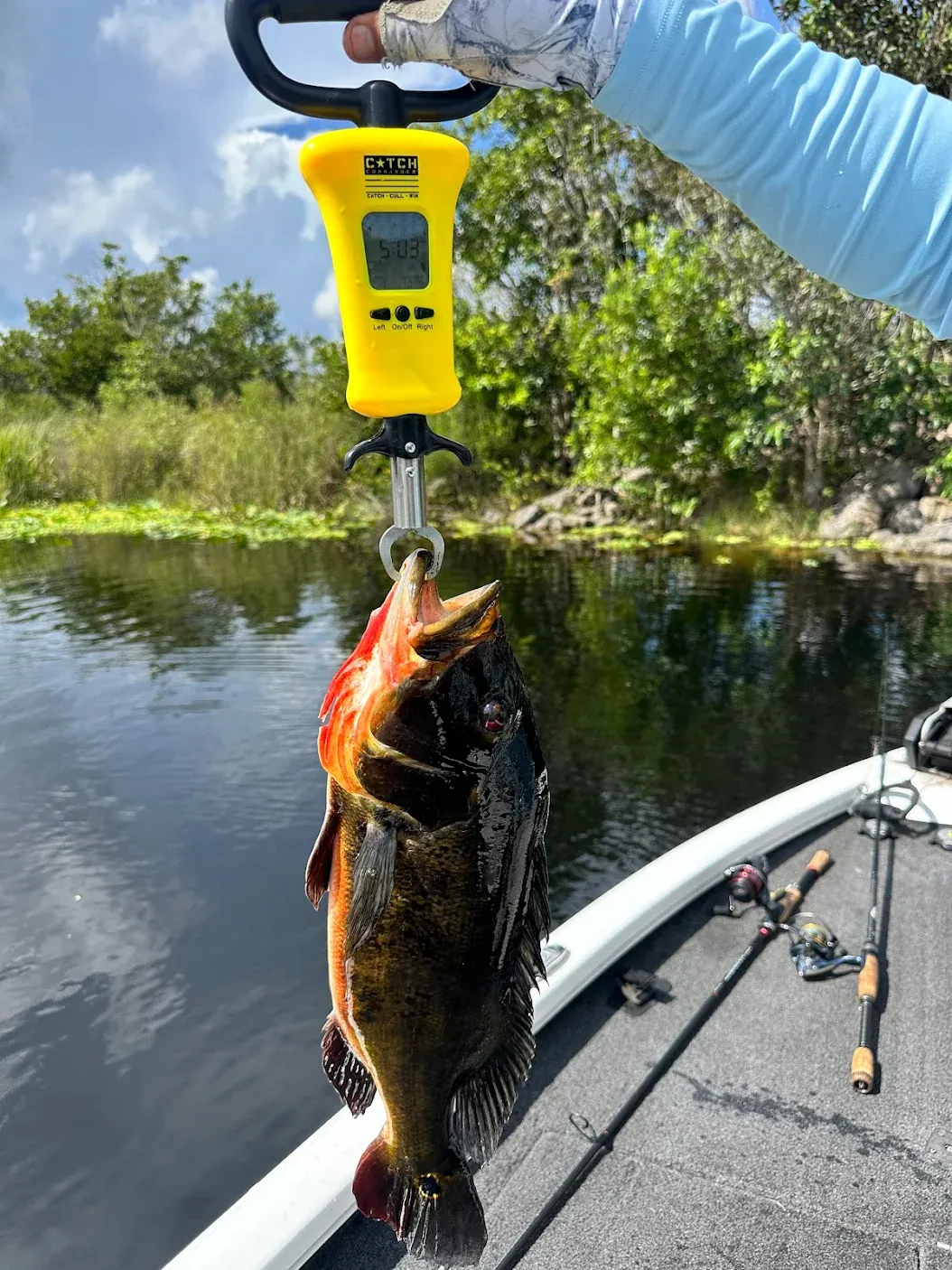 Fishing expedition at unknown location