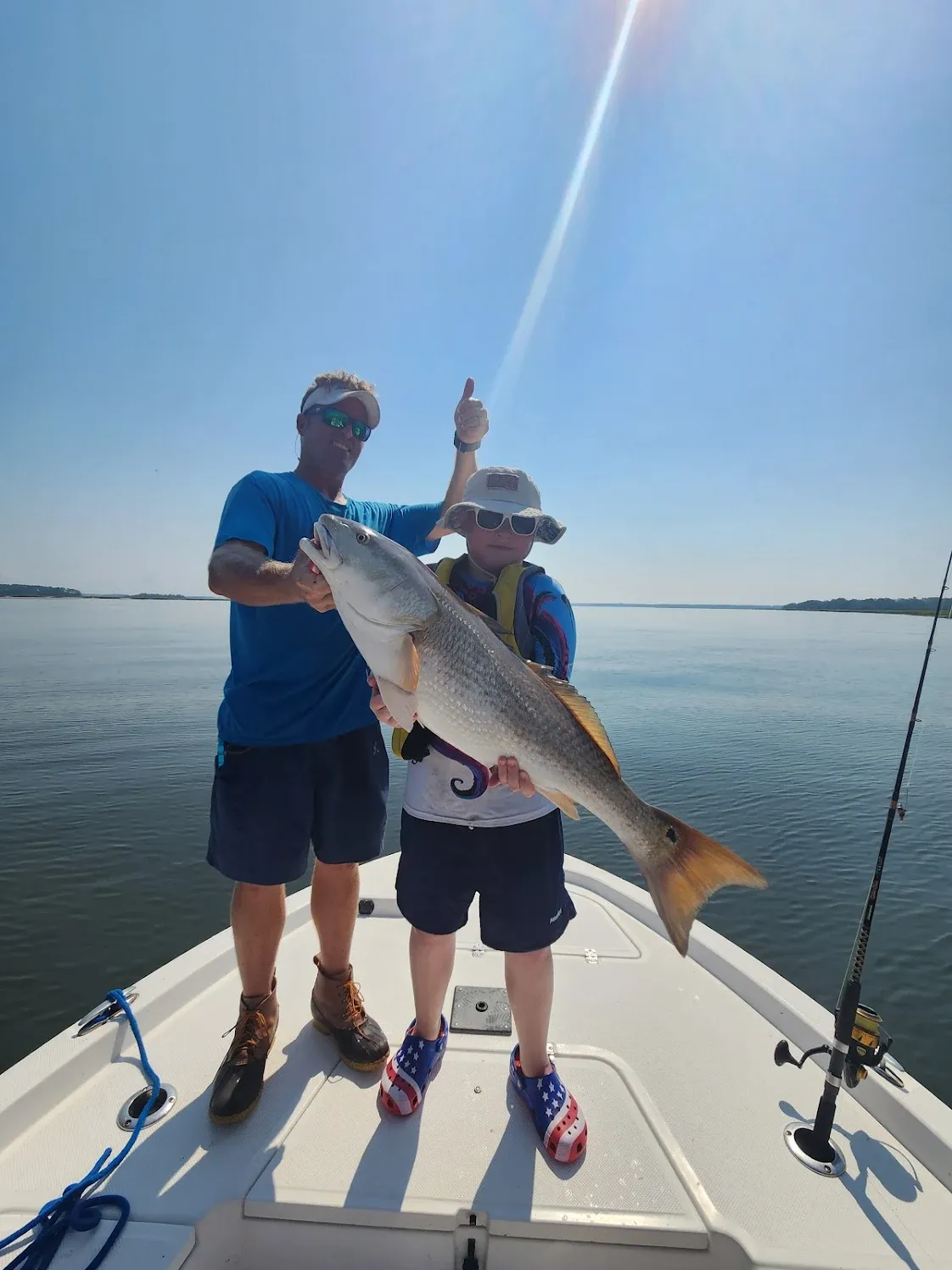 Fishing adventure with two people