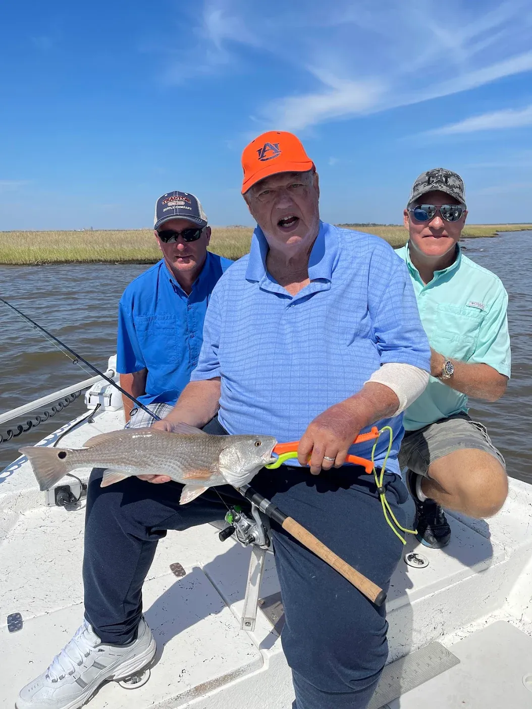 Redfish caught while fishing