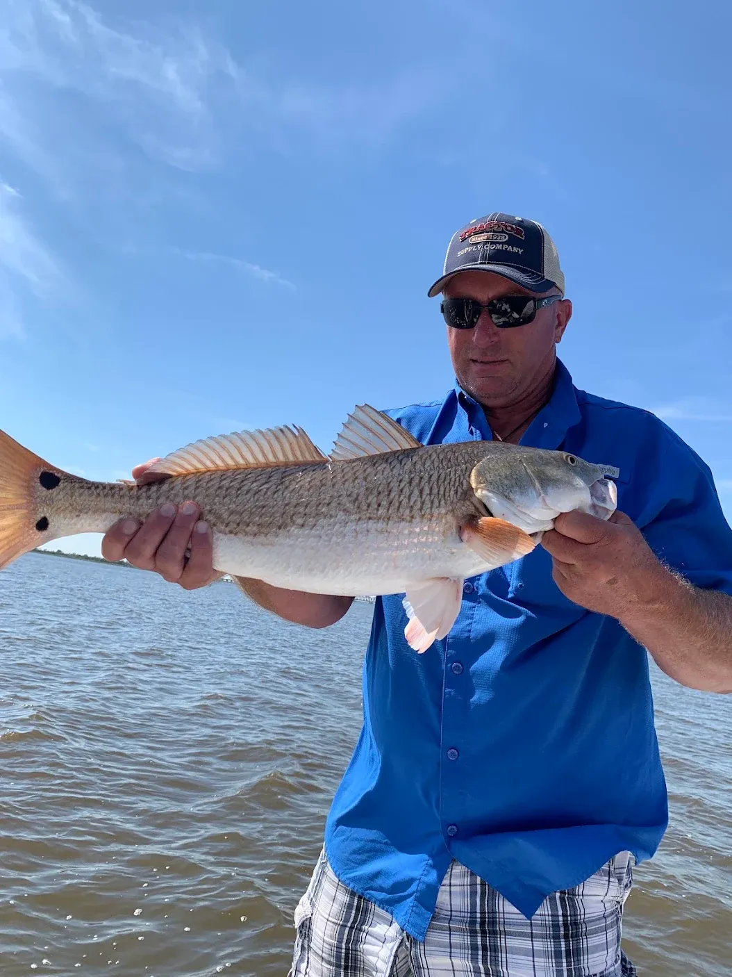 A redfish caught while fishing