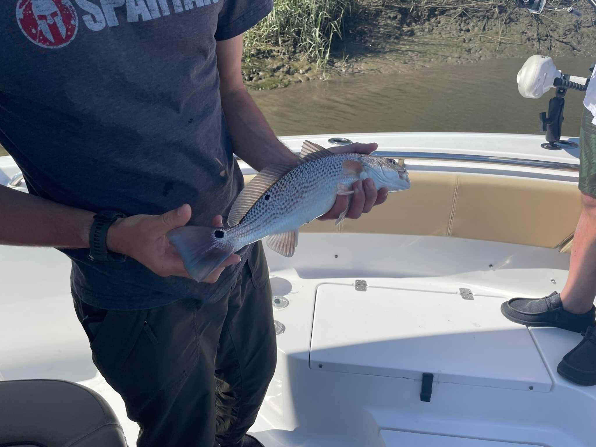Redfish caught in an unknown location