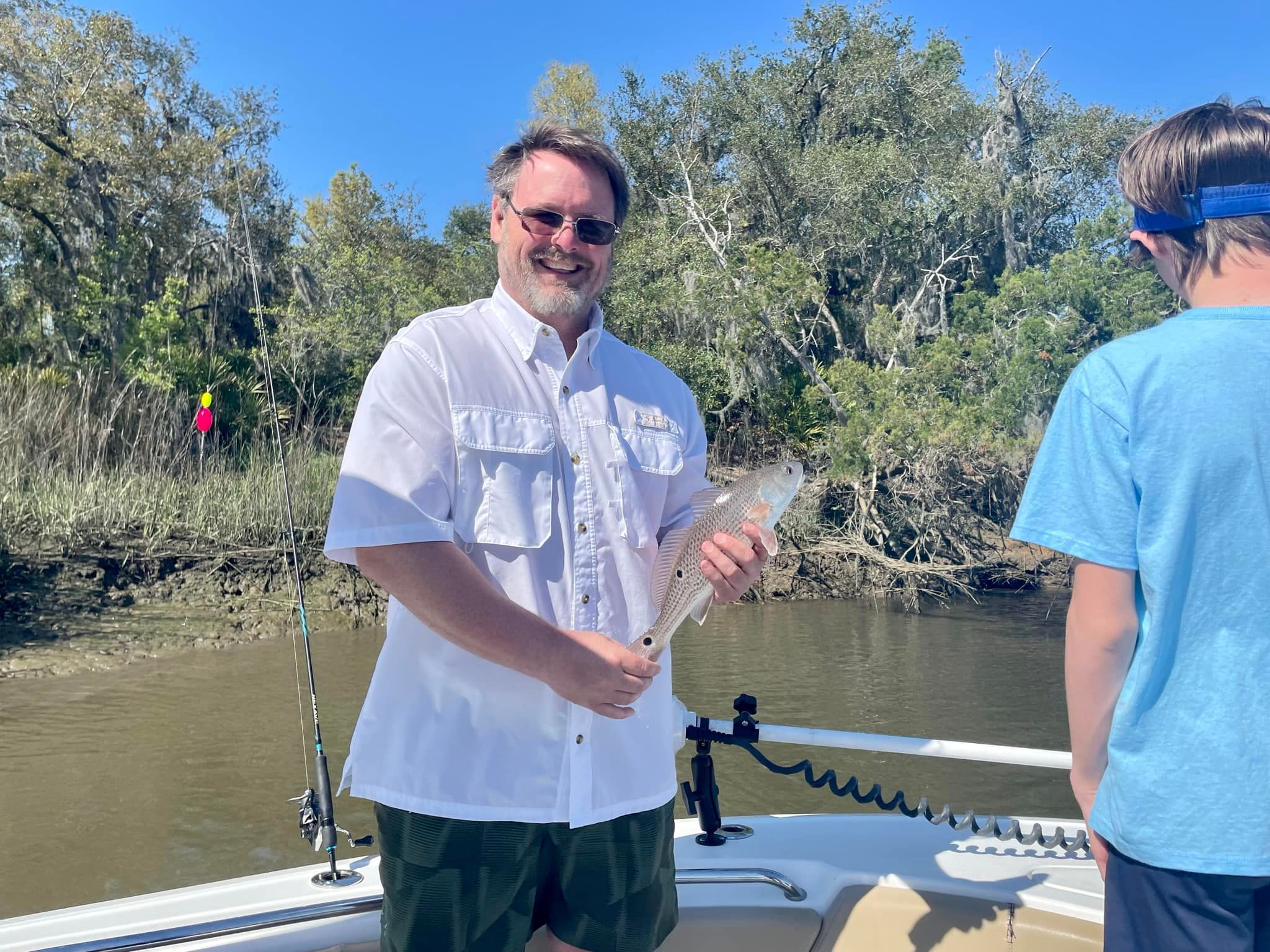 Redfish caught while fishing