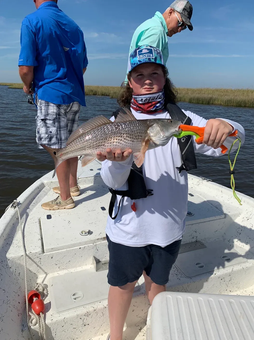 Redfish caught while fishing