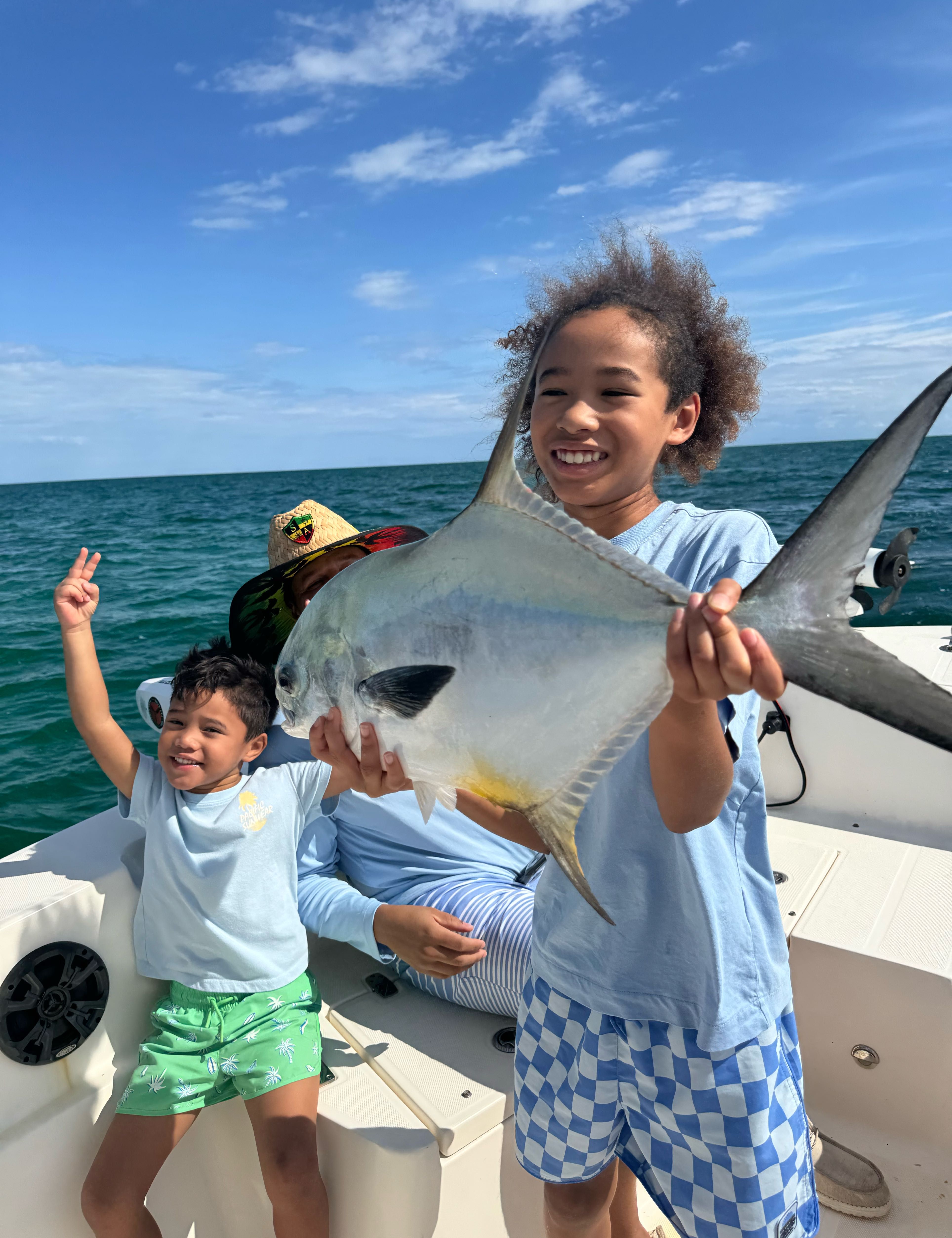 Permit fish caught while fishing