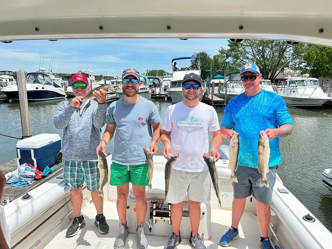 Top-Rated 8-Hour Lake Erie Fishing Charter