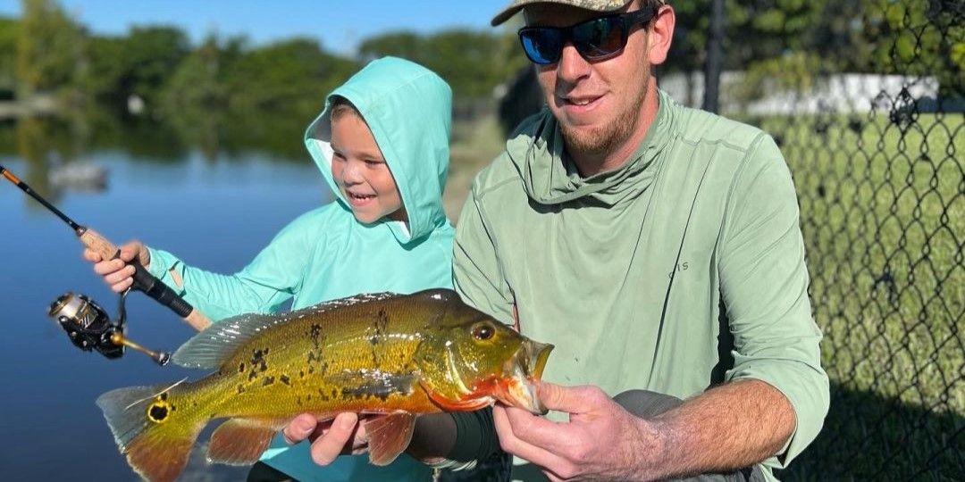 Florida Man Guide Service Fishing Charters Hollywood FL | 5 to 8 Hour Peacock Bass Fishing fishing Lake