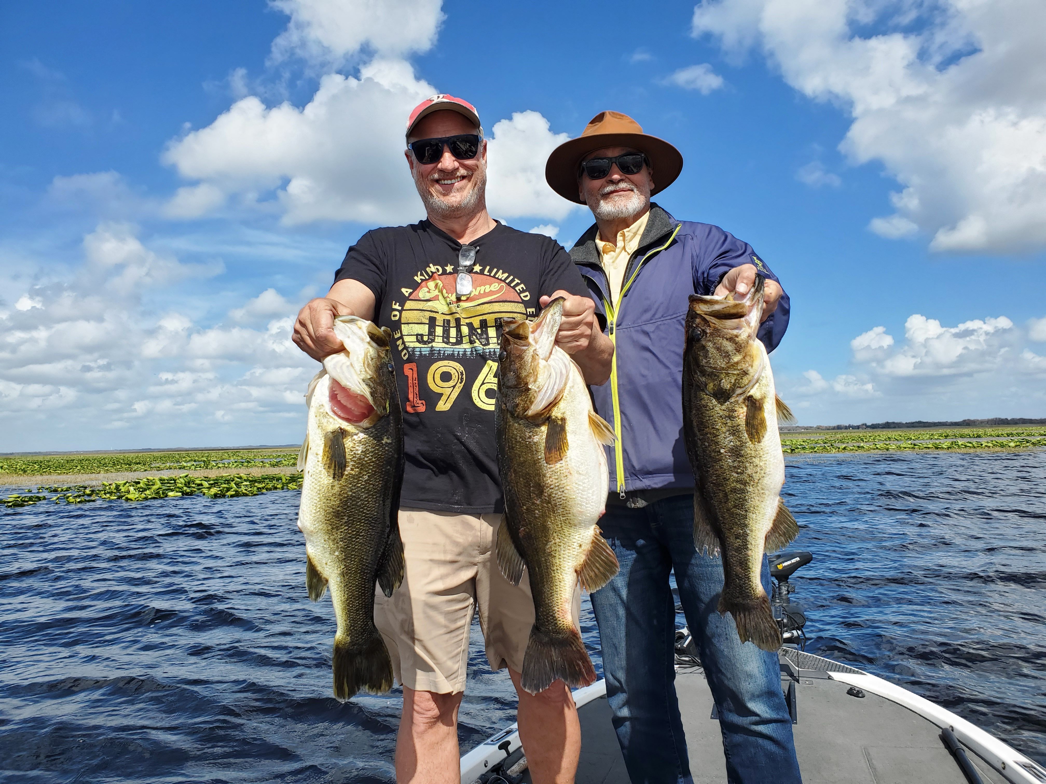 AJ's Bass Guides Bass Fishing Guide Lake Toho fishing Lake