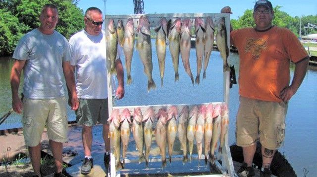 Gizzmo Charters Walleye Charter on Lake Erie | 8 Hour Charter Trip fishing Inshore