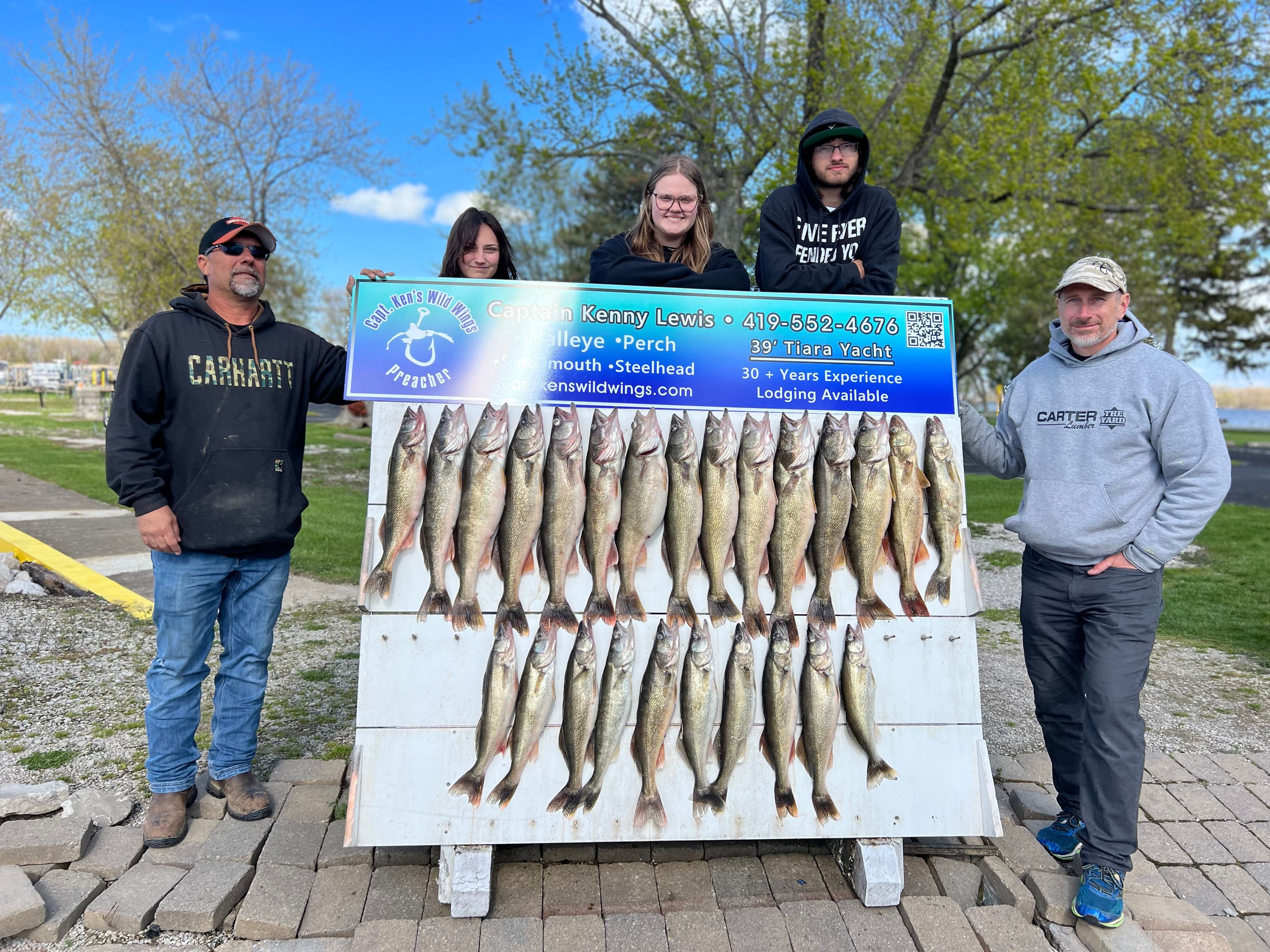 Captain Ken’s Wild Wings Executive Walleye Package  fishing Offshore