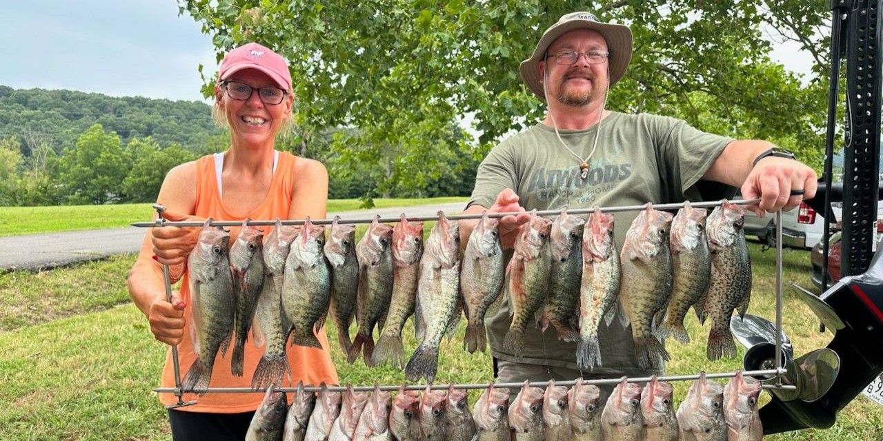 Jig Fishing for Crappie on Beaver Lake