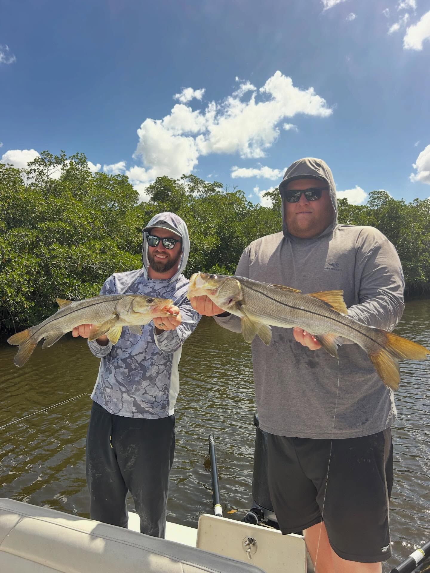 Hot spring bite with steady snook action and great catches. fishing report coverpicture