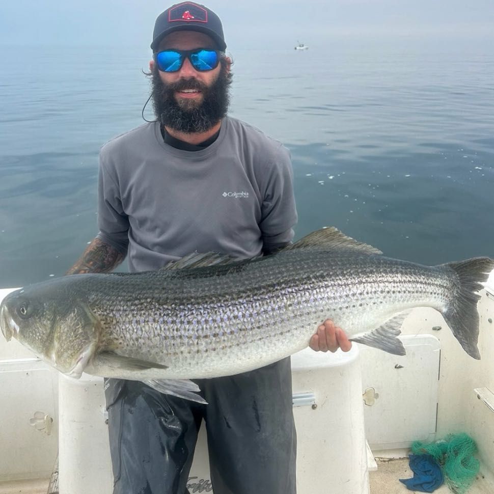 Eastern Ambitions Saltwater Guide Service Striped Bass (5 Hours - AM) fishing Offshore