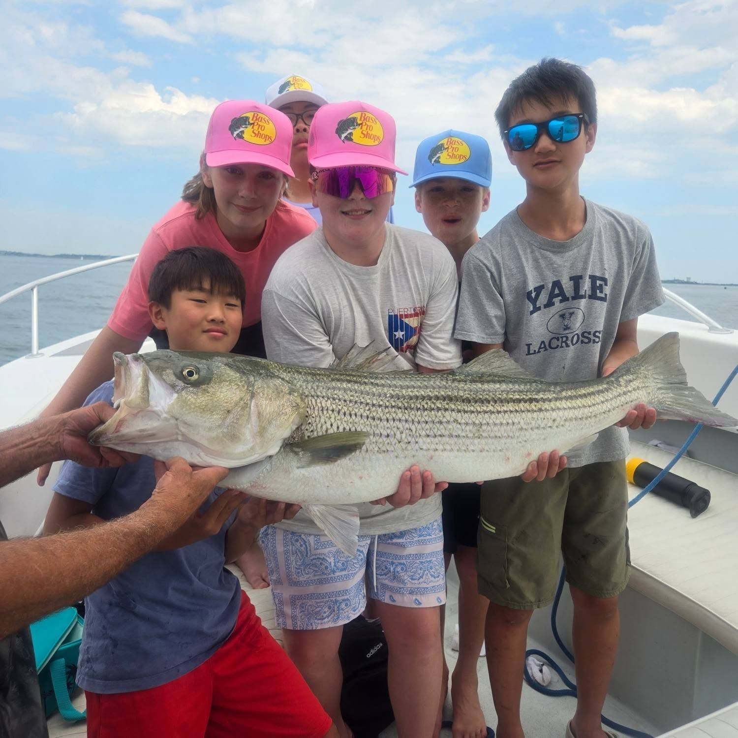 Family Striped Bass Charter Boston Harbor Stormbuster