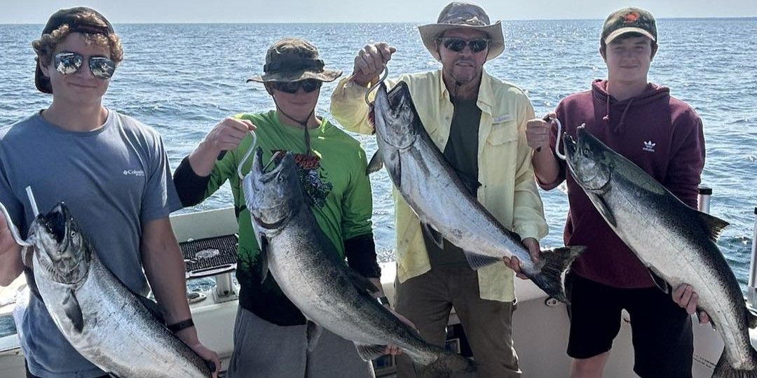 Family-Friendly Salmon Charter on Lake Ontario