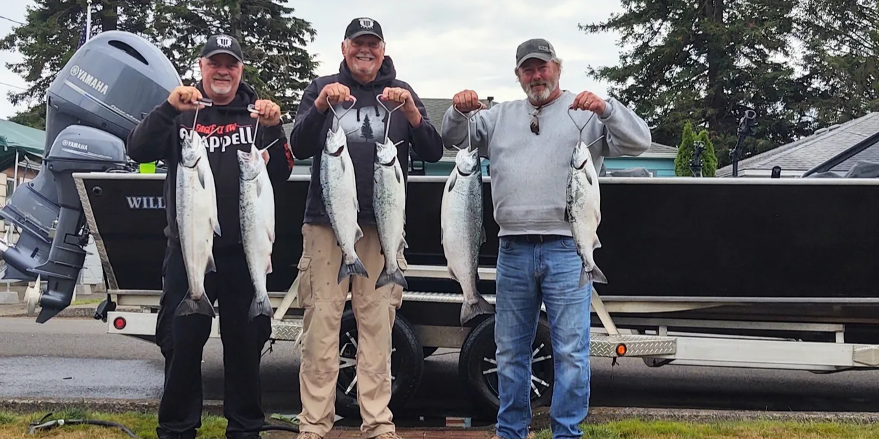 Awesome Adventures 8 Hour Salmon Fishing In Tillamook With Awesome Adventures! fishing Inshore