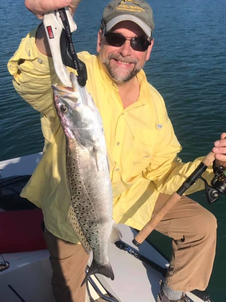 Experienced Angler Caught Nice Sea Trout 