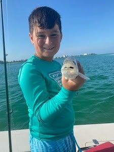 kids size Snook action, Kids love catching 
