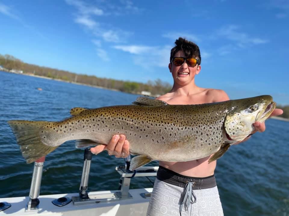 Brown Trout in Lake Ontario, NY