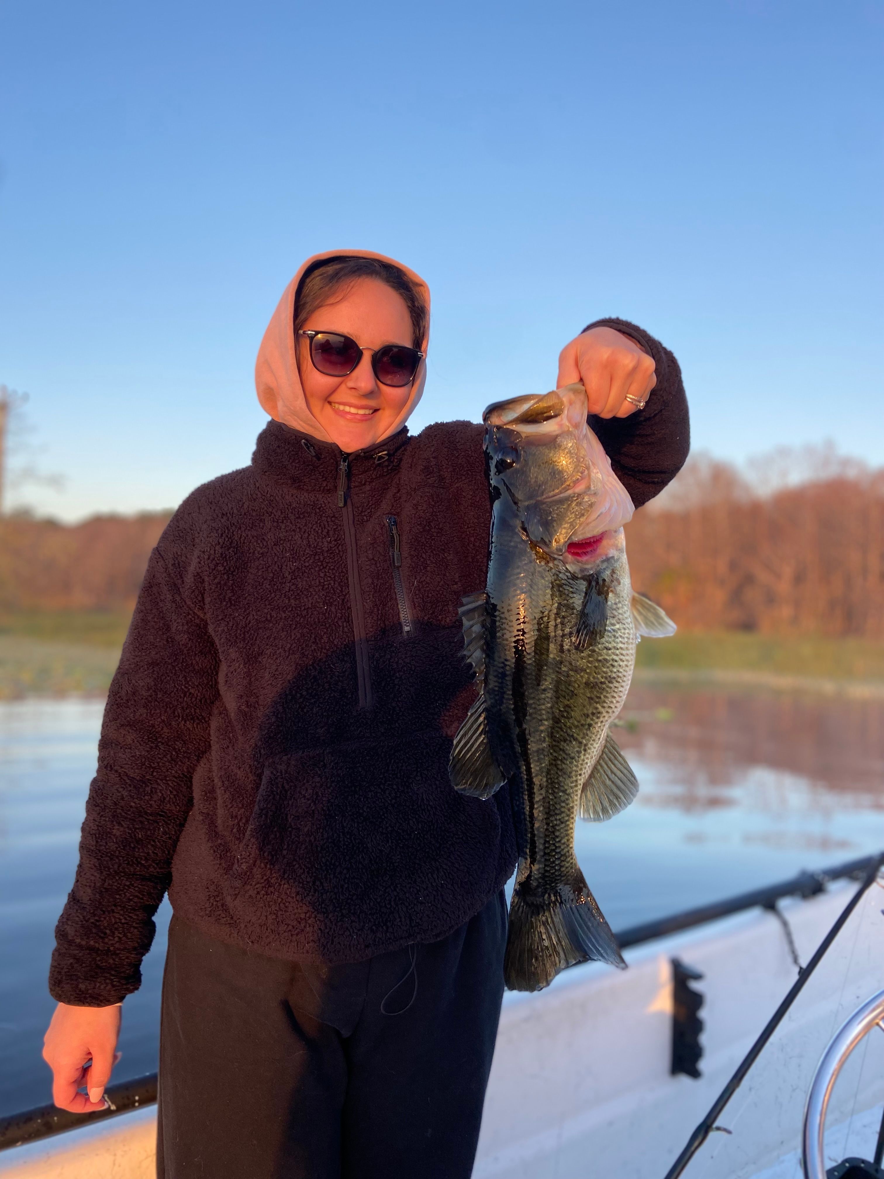 Pre cold front fishing on Rodman Reservoir. Jan. 5th  fishing report coverpicture