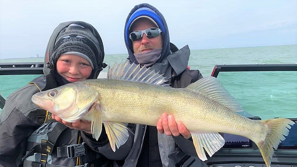 D3 Charters  Casting For Walleye-Lake Erie fishing Lake