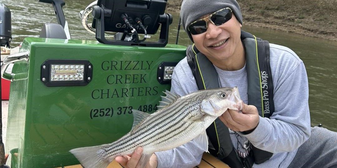 Grizzly Creek Charters North Carolina Fishing Charter | Half Day Afternoon Fishing Trip fishing River