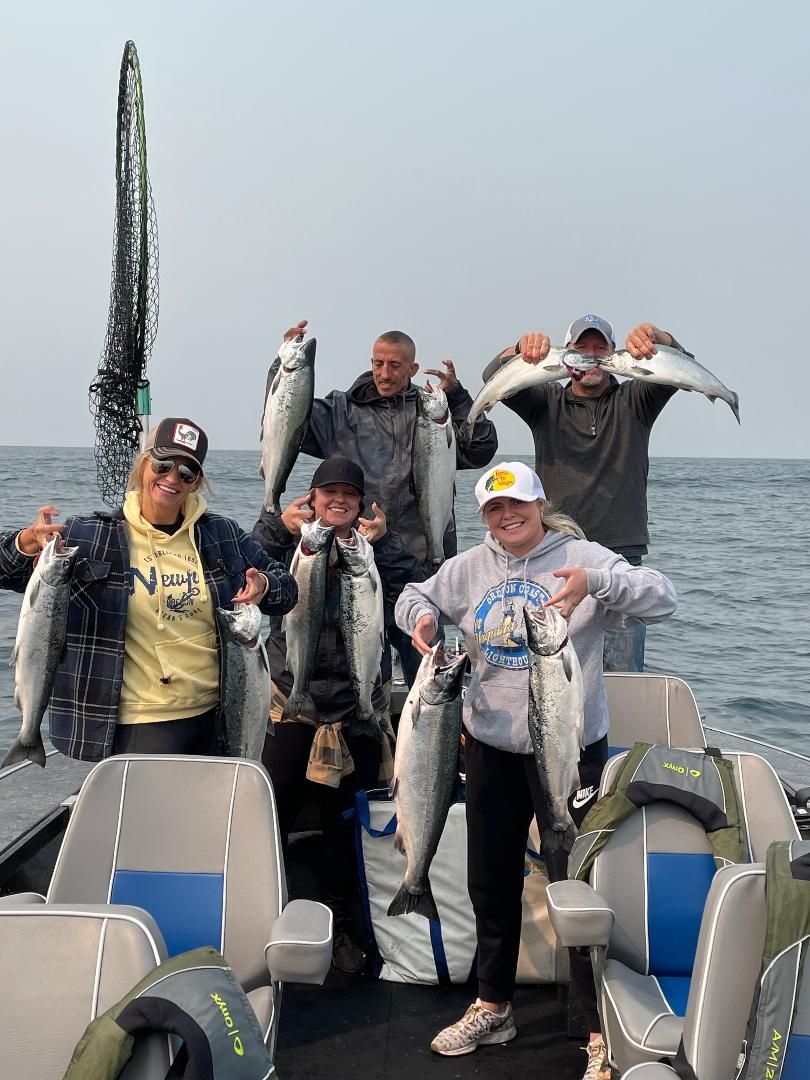 Izzi's Big Mouth Guide Service Garibaldi Fishing Guided Trip 6-Hour Salmon Fishing Shared Trip fishing Inshore