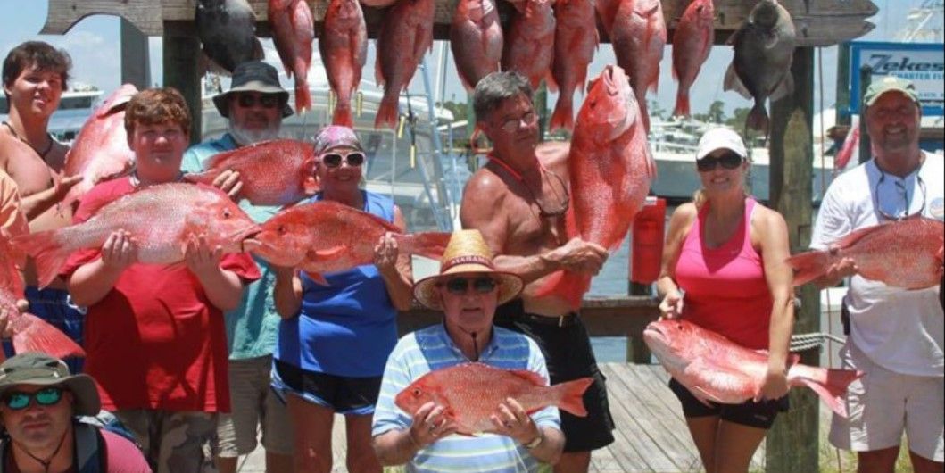 Riptide Fishing Charters Red Snapper Season - Orange Beach Alabama Fishing Guide fishing Offshore