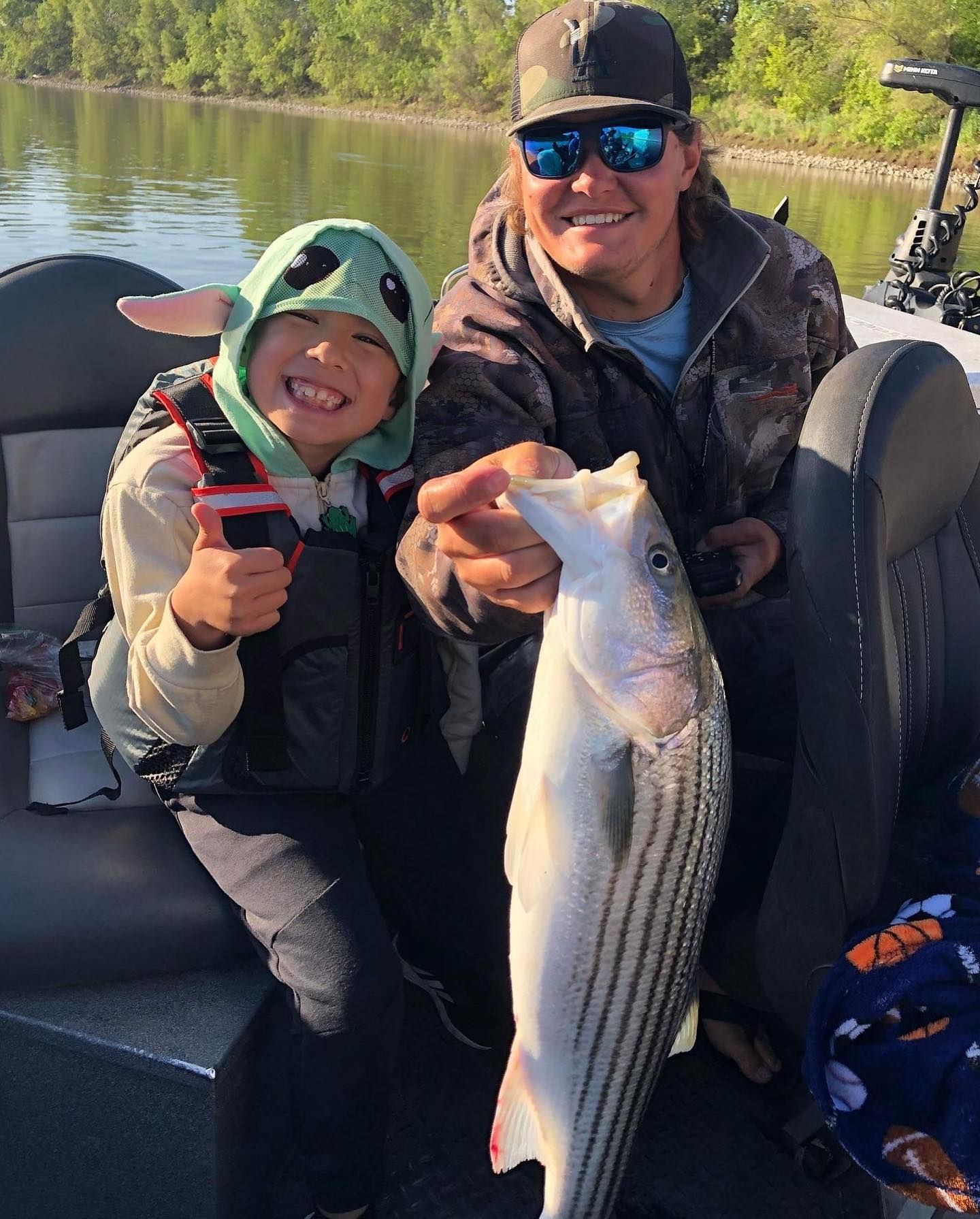 Sacramento River Striper Fishing Anderson CA