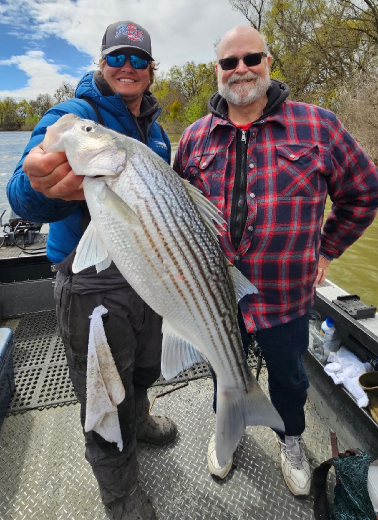 Striped Bass Charter Anderson CA Jacob Frye Guide