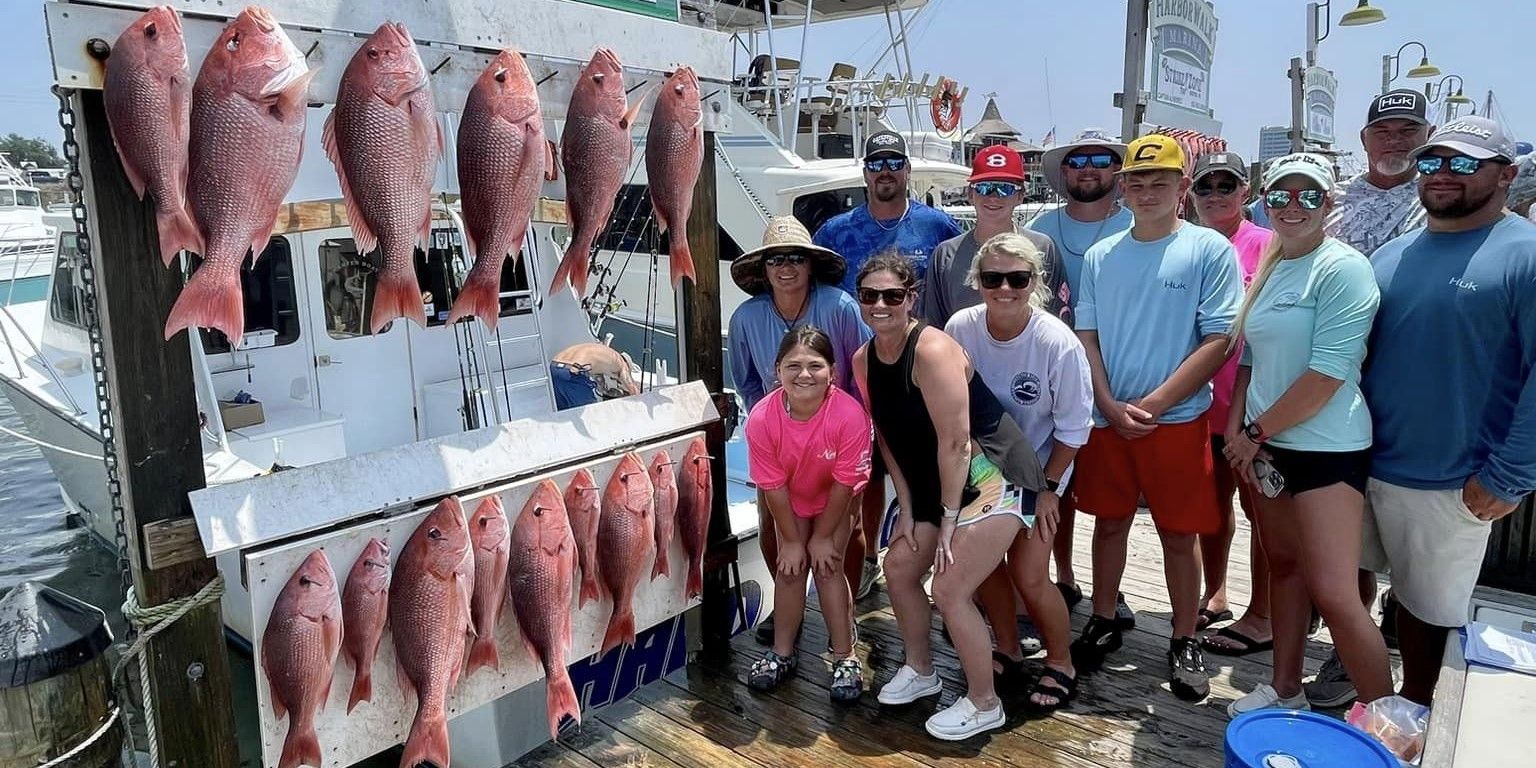 Charter Boat Hard Charger Fishing In Destin Florida | 8 -12 Hour Selection fishing Offshore