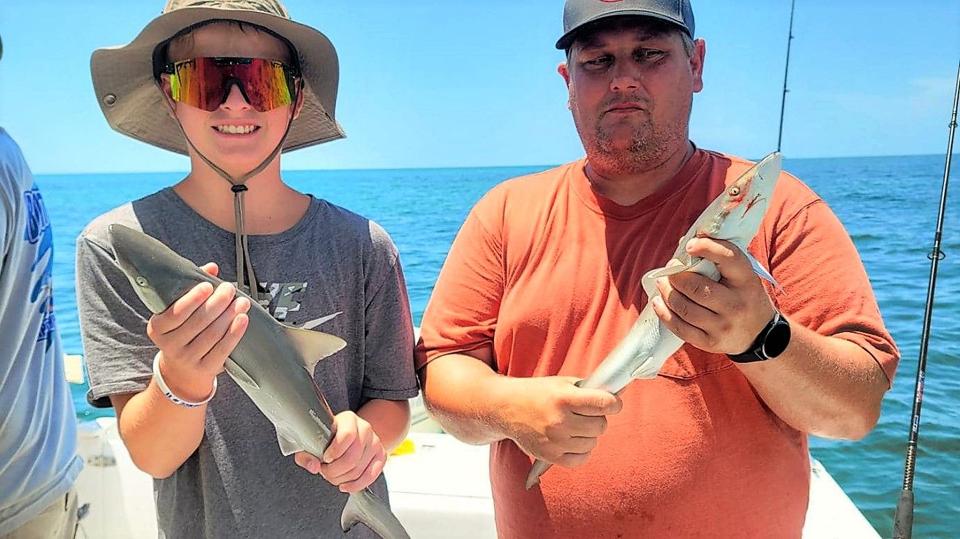 Bottoms Up Fishing Excursions Tarpon Springs Fishing Trips | 4 Hour Shark Expedition fishing Offshore