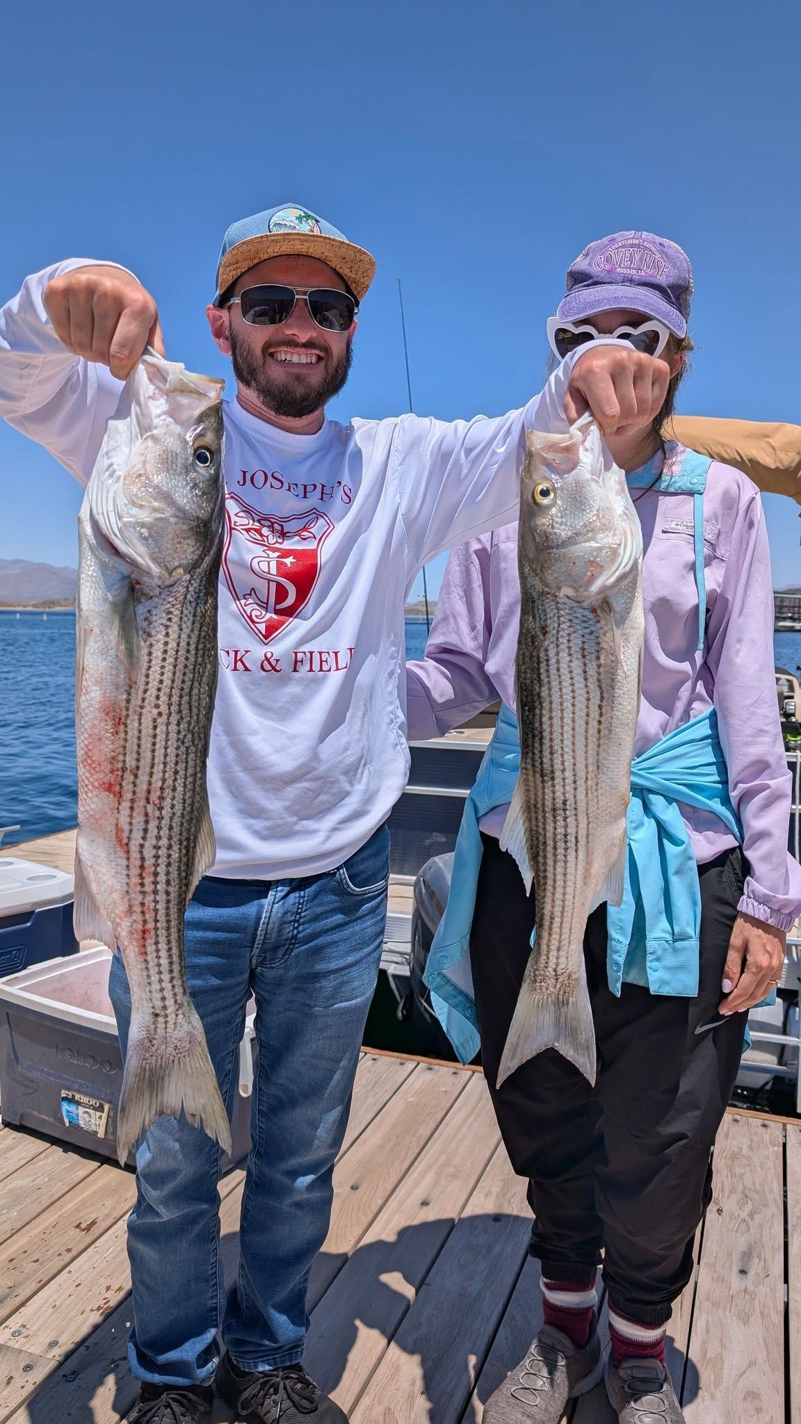 No Limit Afternoon Striper Charter Lake Pleasant