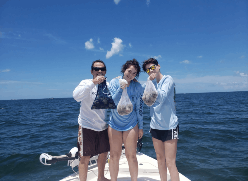 Red Fin Addict Inshore Charters Crystal River FL Scalloping Charters | 4 Hour Charter Trip fishing Inshore