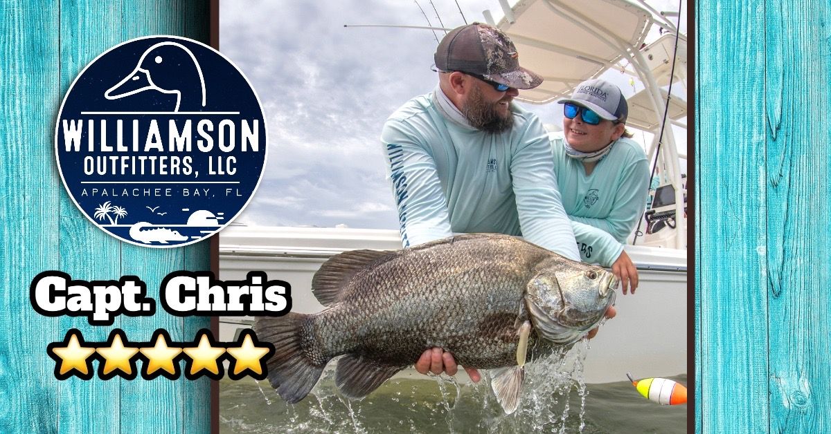 Williamson Outfitters Tripletail Charter in Apalachicola, FL fishing Inshore