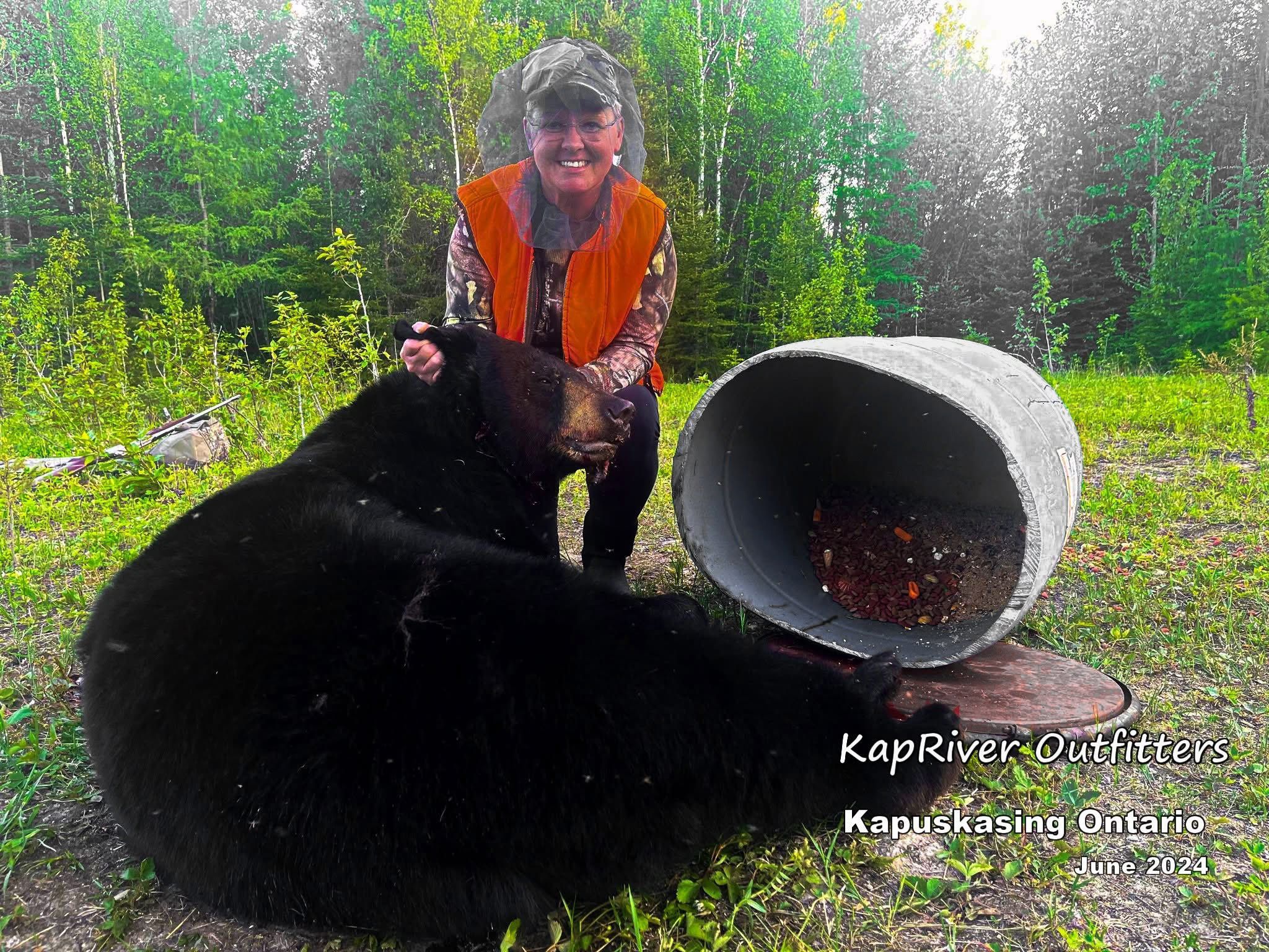Northern Ontario Bear Hunting Kapriver Outfitters