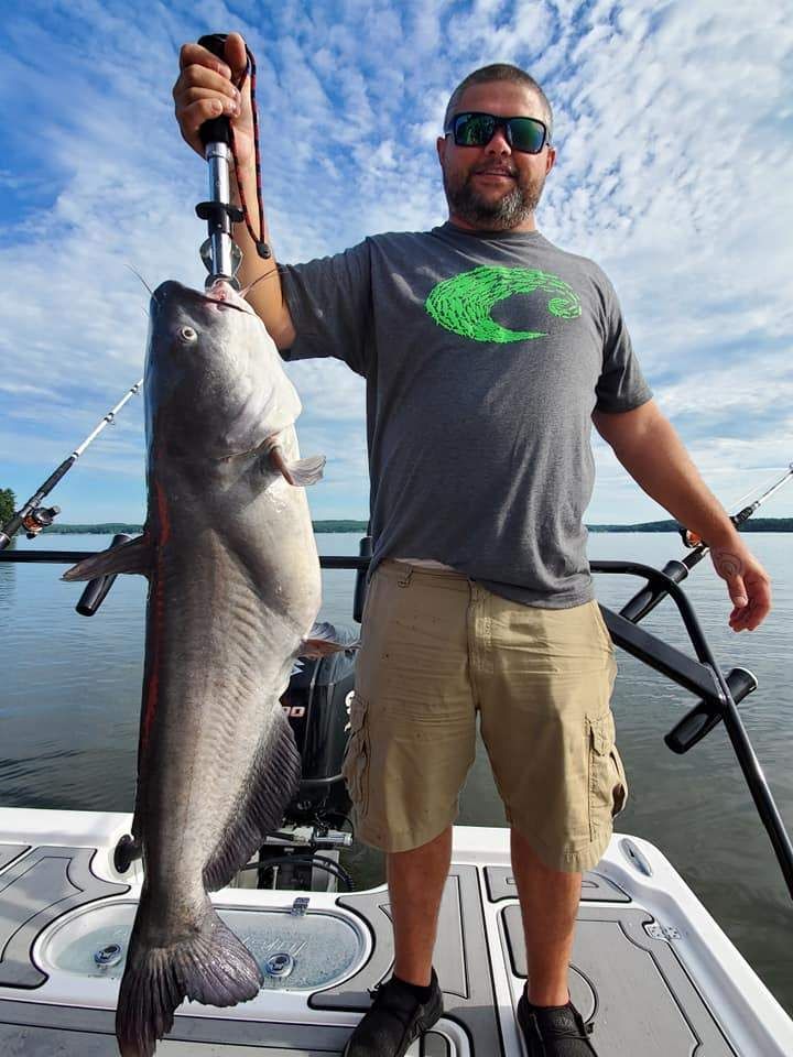 Fishing In Lake Murray for Catfish, SC