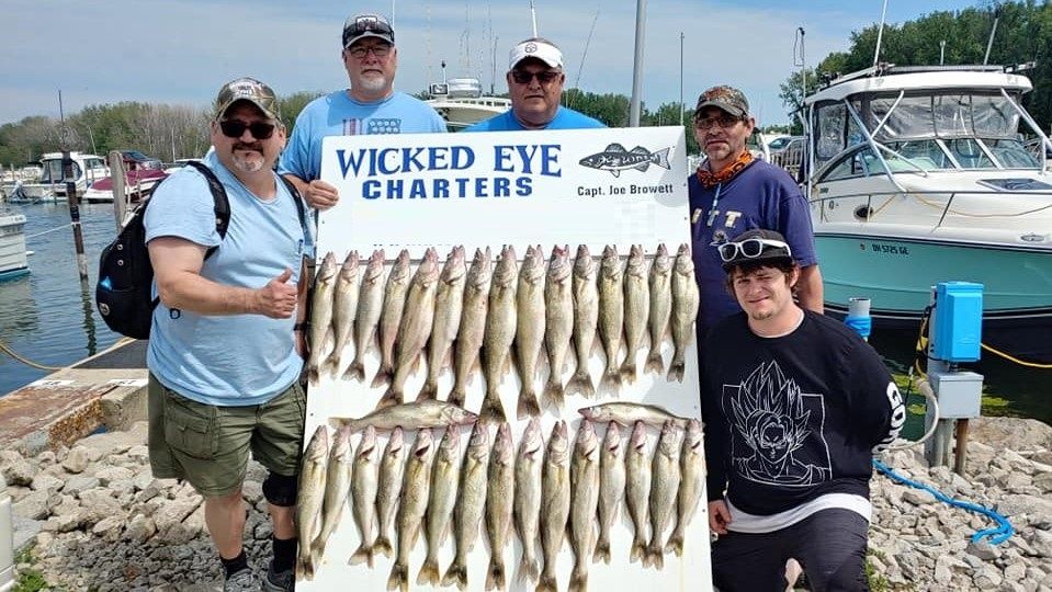 Caught a lot today! Reached our Walleye limits!