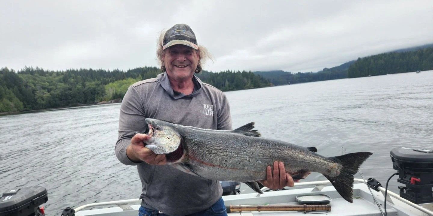 Reelin Shores Fishing Charters Port Hardy Fishing Charter | Private 10 Hour Charter Trip fishing Offshore