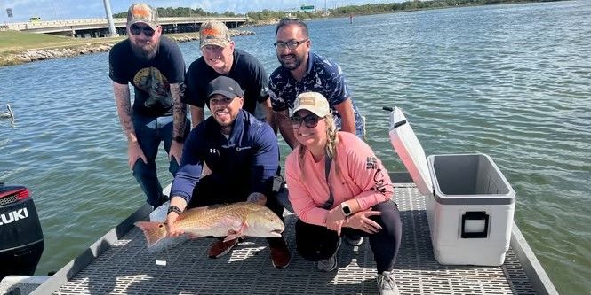 Great Fishing With Capt. Charles  Galveston Fishing Charters | Private Morning 5-8 Hour Charter Trip fishing Inshore