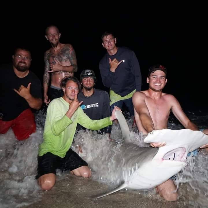 Noname Shark Charters Shark Fishing Fl | 5HR Shore Trip fishing Shore