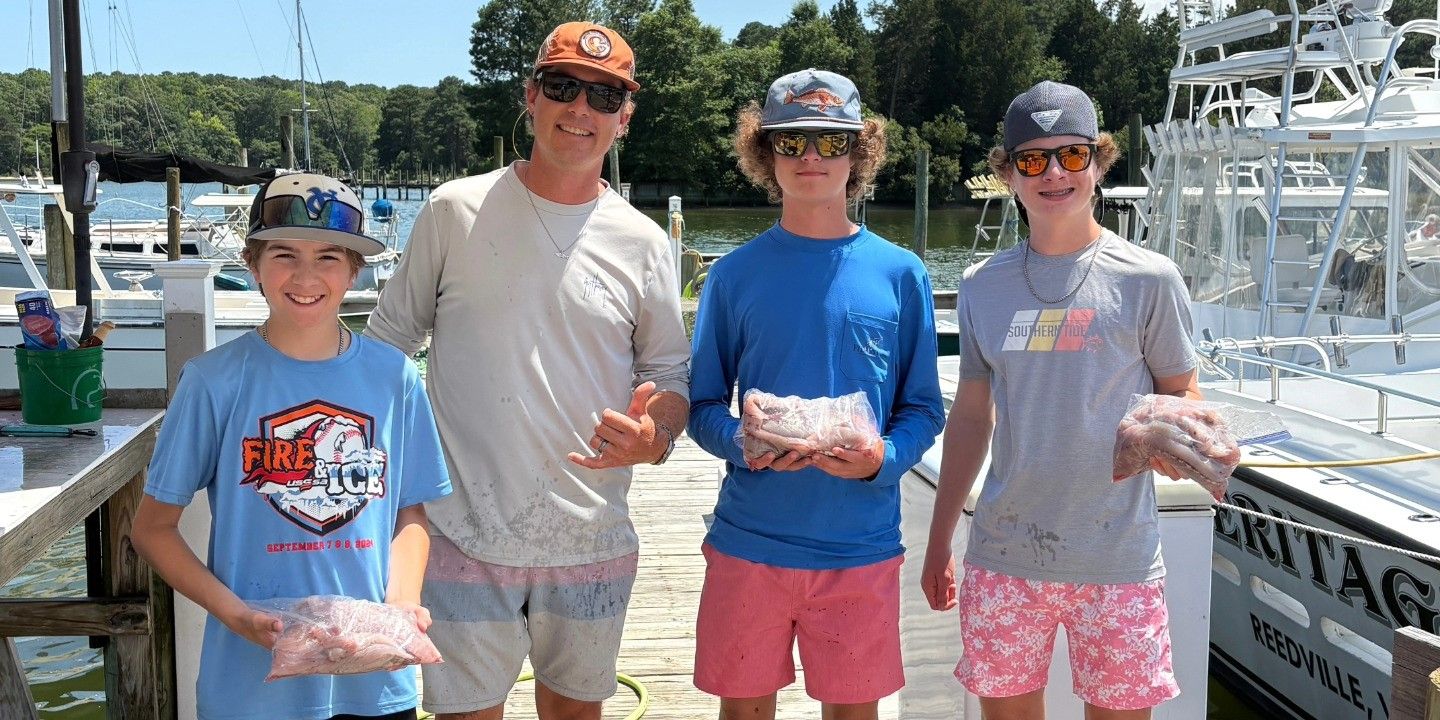 Family Charter Fishing on Chesapeake Bay