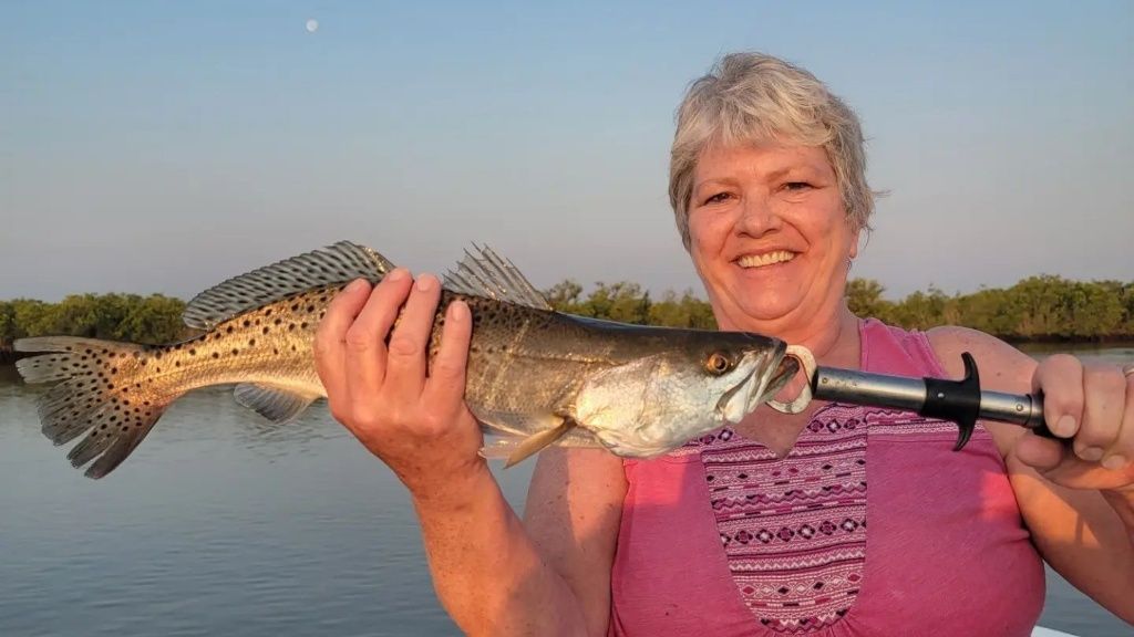 Trout in Mosquito Lagoon, New Smyrna Beach, FL