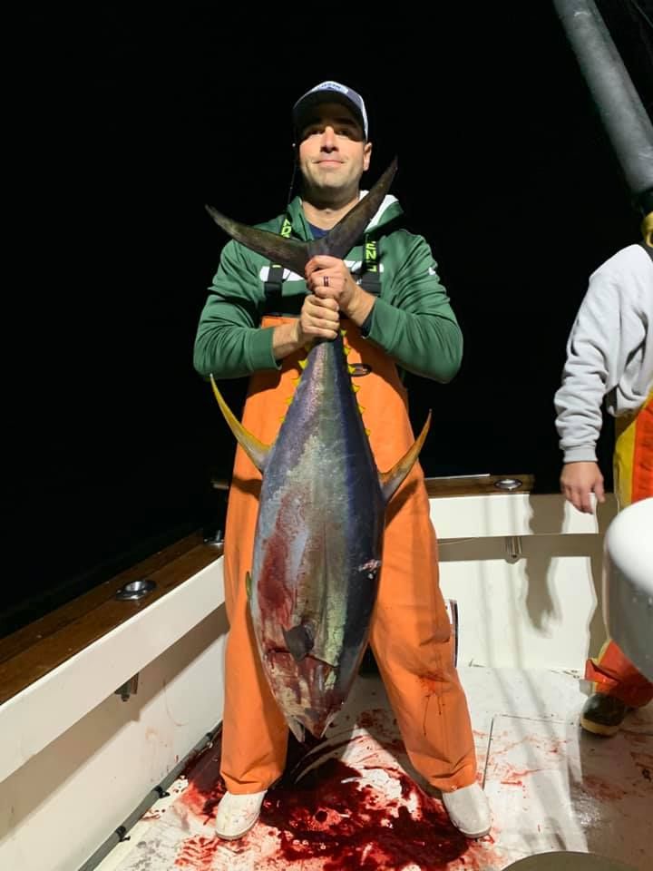 Night Tuna Fishing in Belmar NJ