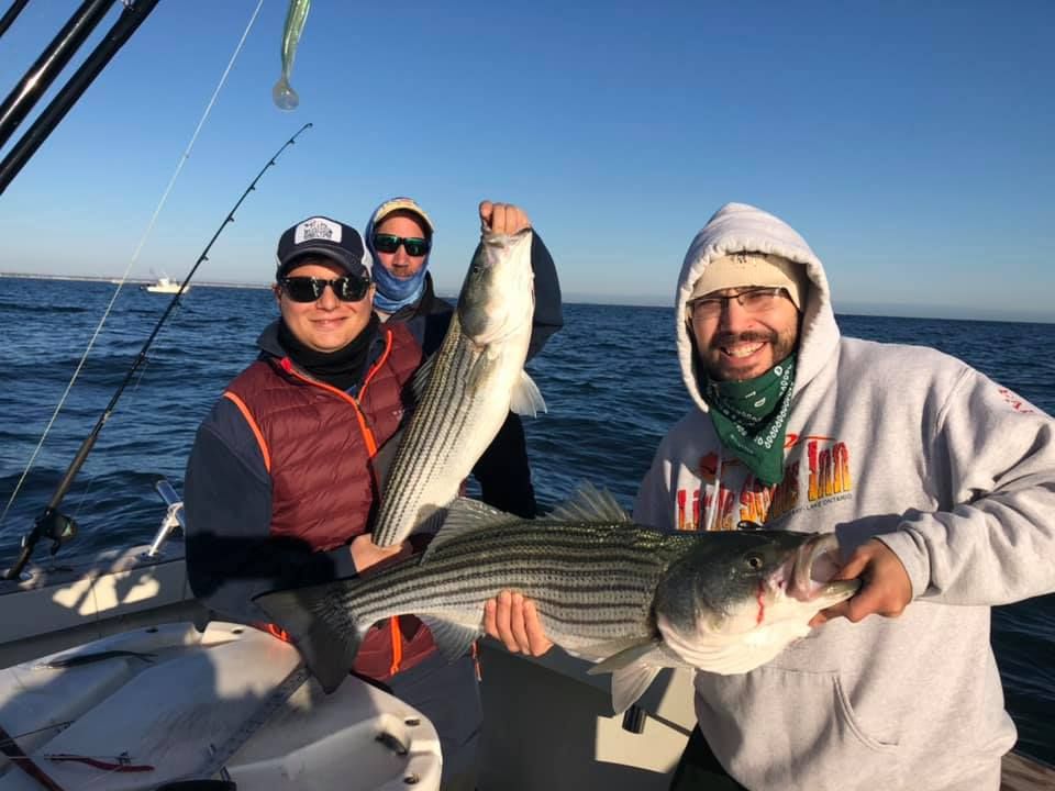 Stripers Fishing in Belmar, NJ