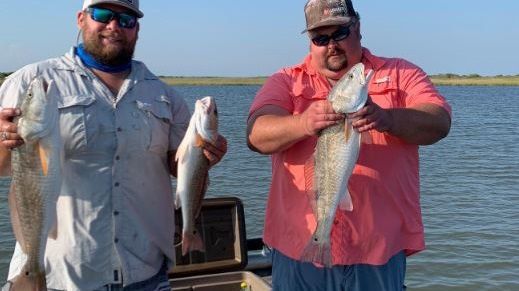 Nauti Hookers Guide Service Wade Fishing in Texas fishing Inshore