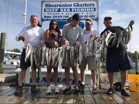 Shearwater Charters Speckled Trout Trip fishing Inshore